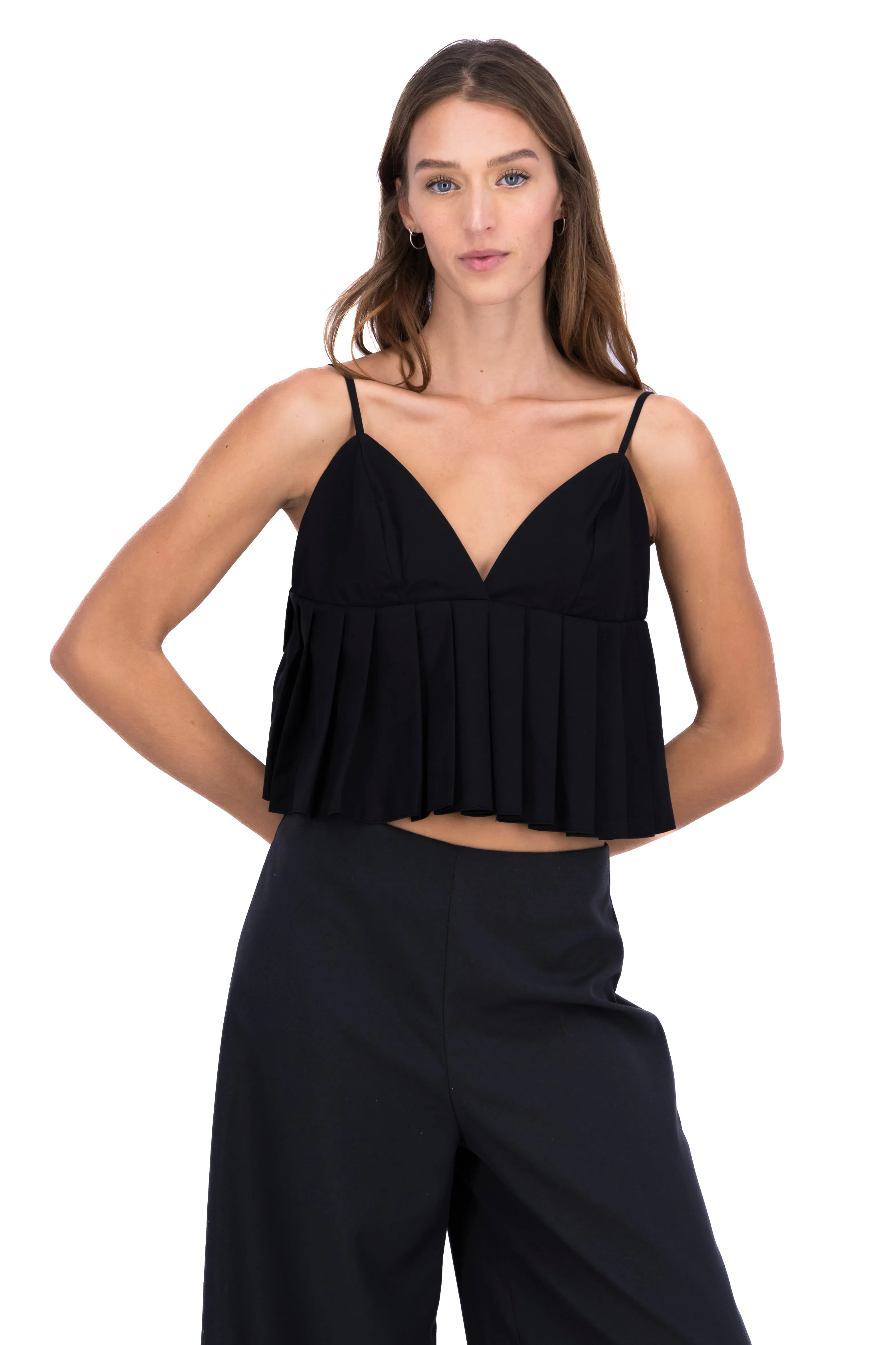 Top popelina bajo plisado sold by Shasa product image thumbnail 2