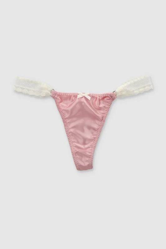 Tanga Satín Mesh sold by Shasa