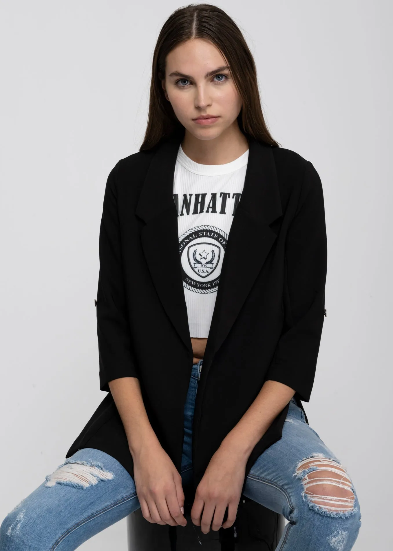 Saco Liso Manga Elevadores sold by Shasa