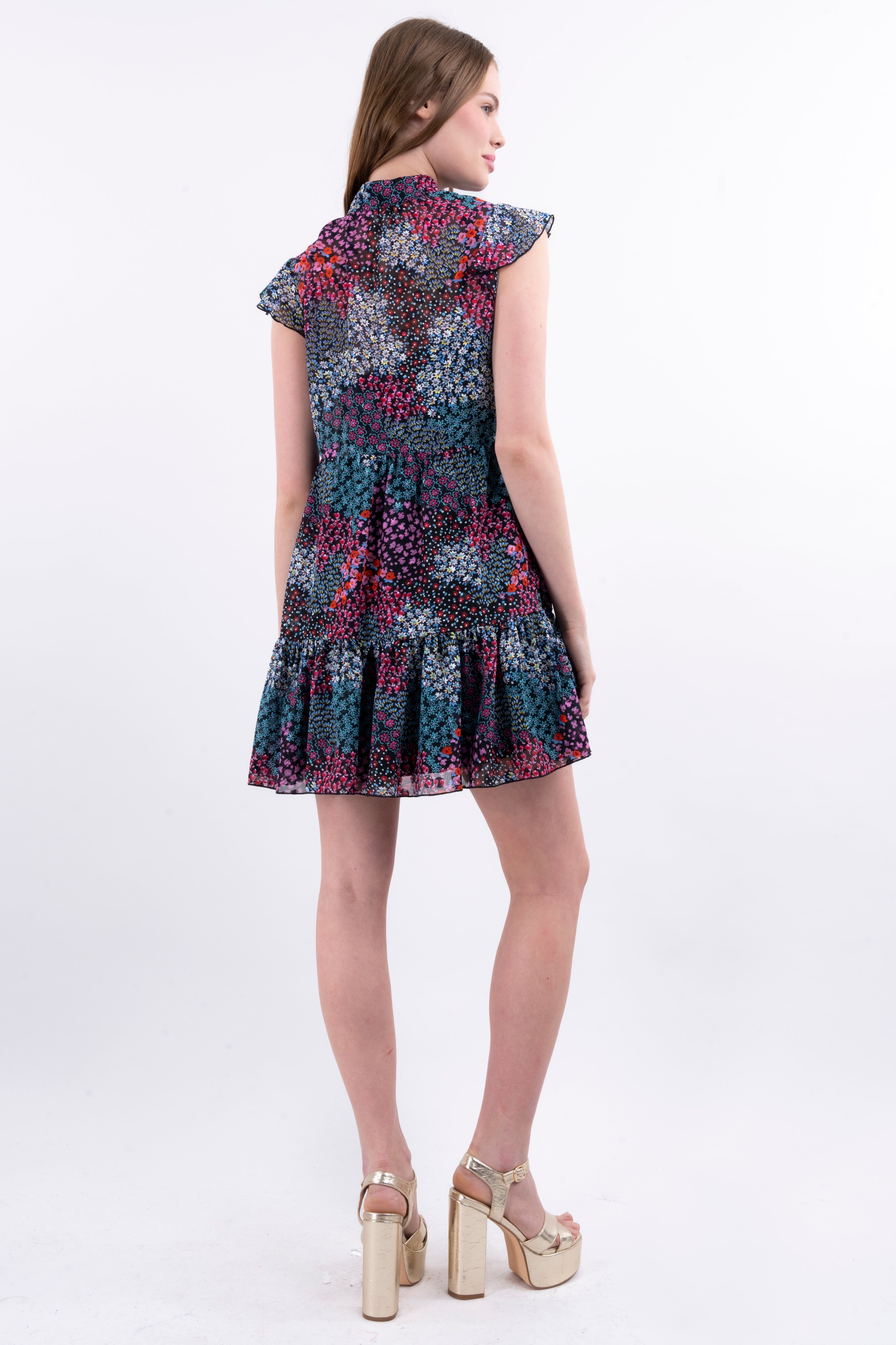 Vestido mini floreado sold by Shasa product image thumbnail 4