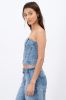 Top corset denim botón sold by Shasa