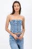 Top corset denim botón sold by Shasa