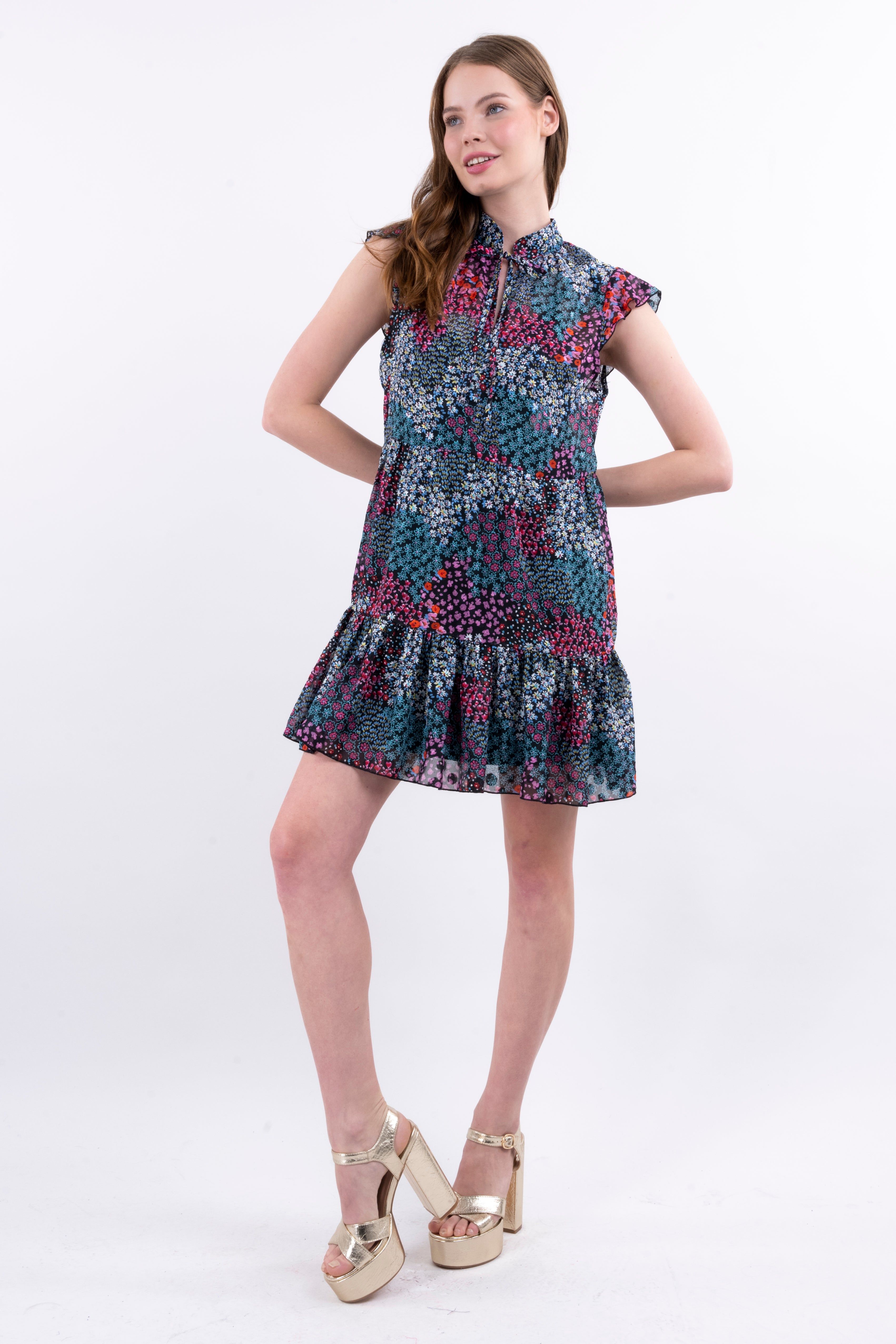 Vestido mini floreado sold by Shasa product image thumbnail 5