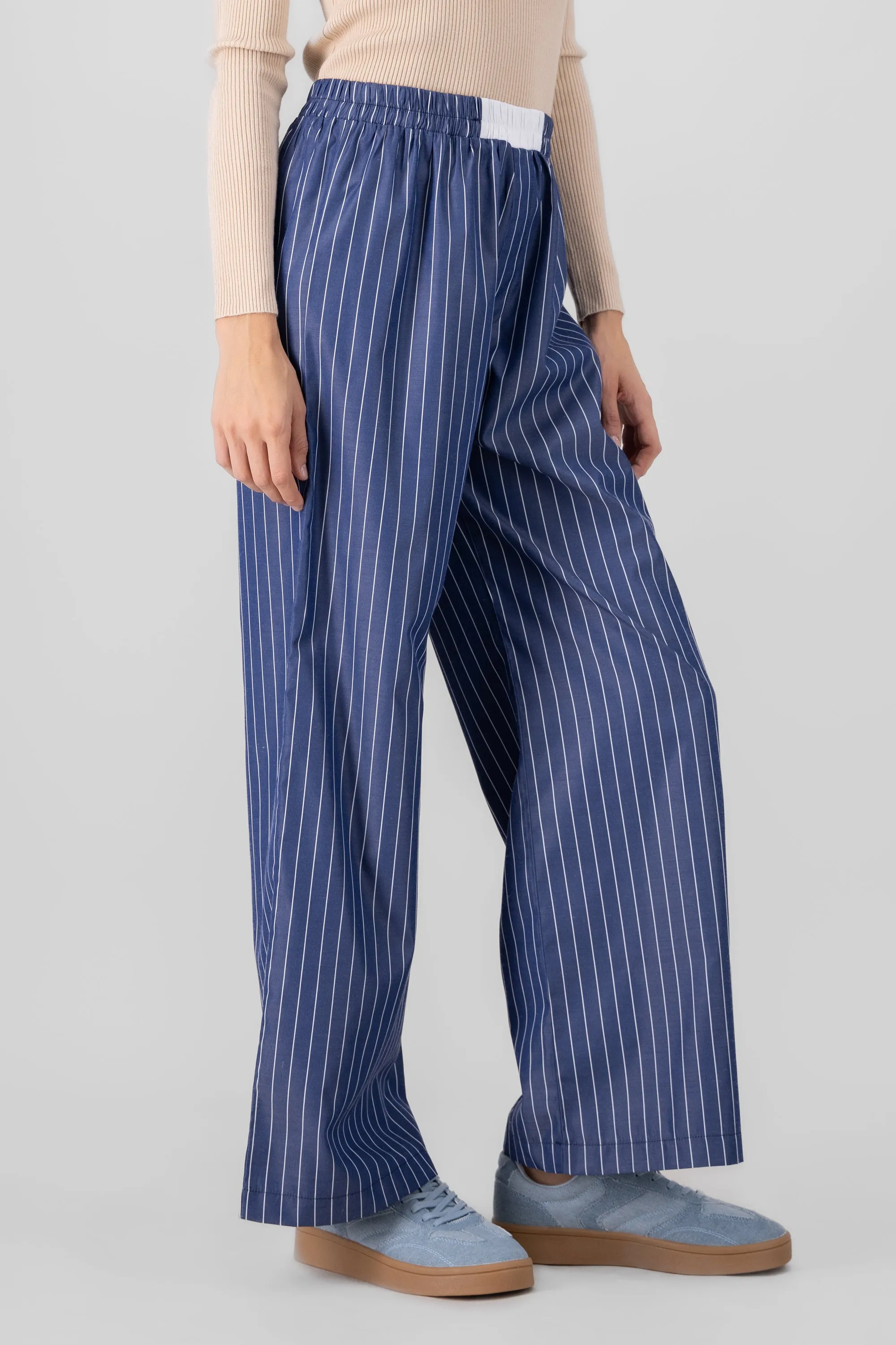Pantalon amplio rayas delgadas sold by Shasa product image thumbnail 3