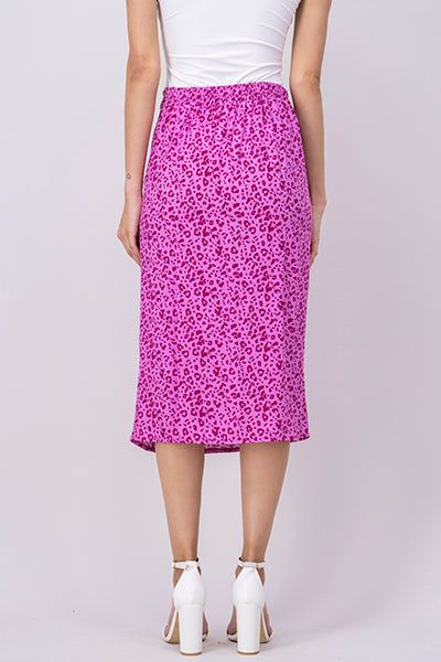 Falda midi animal print abertura sold by Shasa product image thumbnail 4