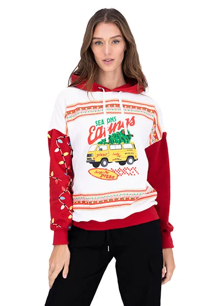 Sudadera x-mas stranger pizza sold by Shasa product image thumbnail 2