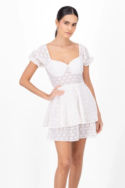 Vestido olanes copas con textura sold by Shasa