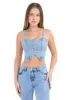 Top denim botones tirantes sold by Shasa