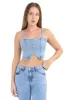Top denim botones tirantes sold by Shasa