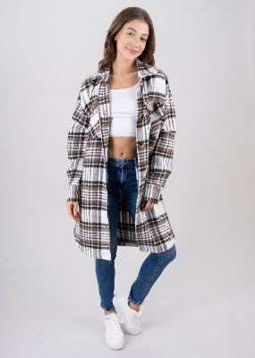 Shacket larga cuadros sold by Shasa