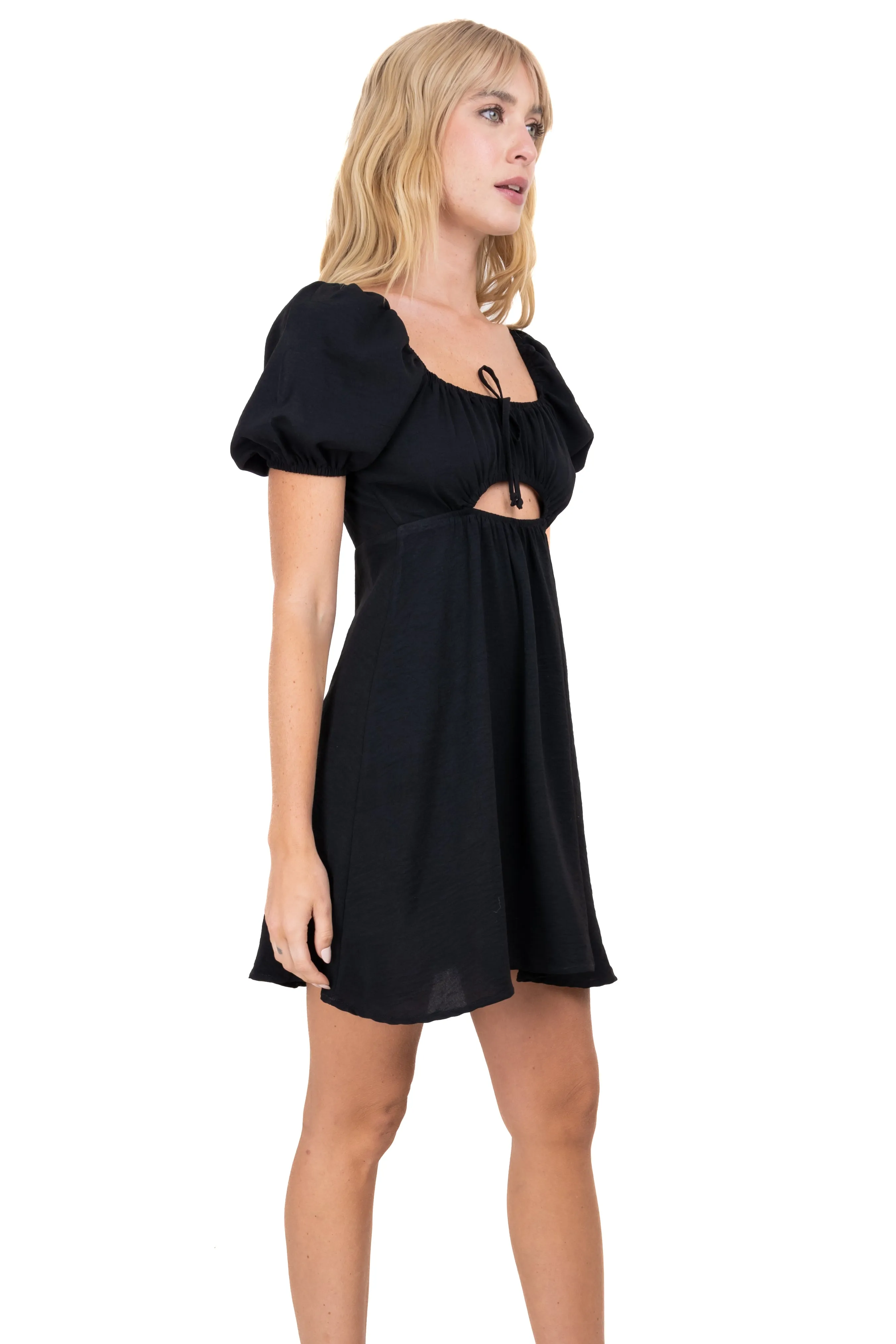 Vestido midi abertura manga abullonada sold by Shasa product image thumbnail 3