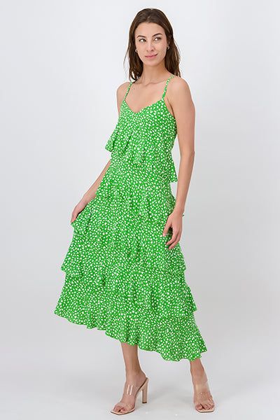 Vestido Maxi Estampado Olanes sold by Shasa