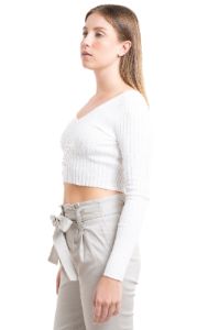 Top Acanalado Cuello V sold by Shasa