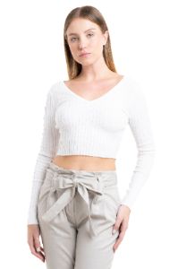 Top Acanalado Cuello V sold by Shasa