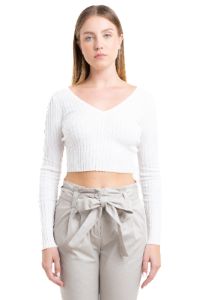 Top Acanalado Cuello V sold by Shasa