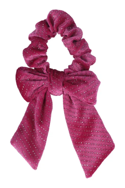 Scrunchie moño terciopelo brillos sold by Shasa