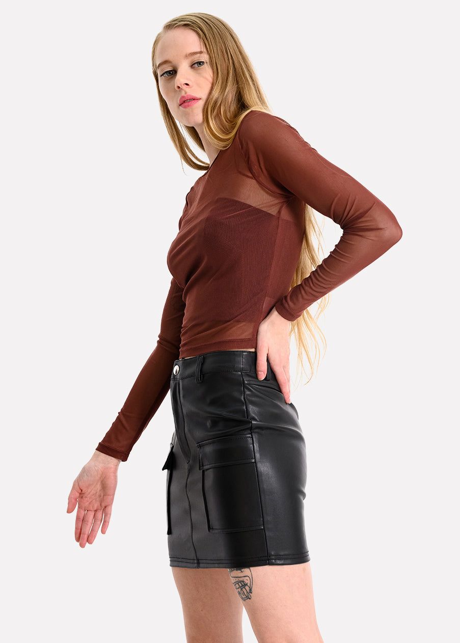 Blusa mesh manga larga sold by Shasa product image thumbnail 3