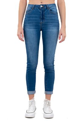 Jeans skinny dobladillo sold by Shasa