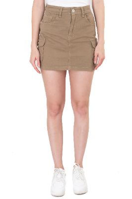 Falda mini cargo recta sold by Shasa