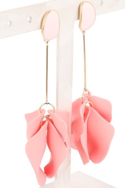 Aretes largos flores sold by Shasa product image thumbnail 4