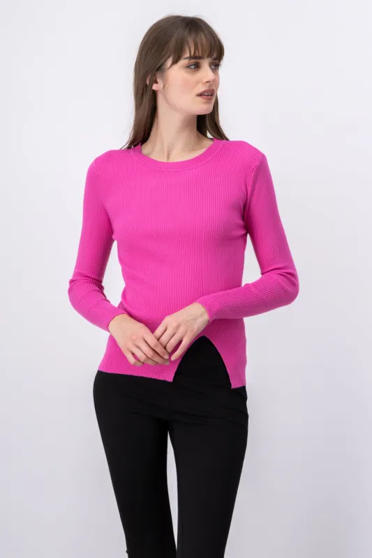 Sueter liso detalle abertura sold by Shasa