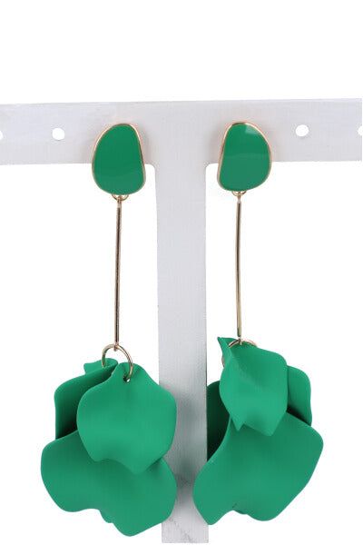 Aretes largos flores sold by Shasa product image thumbnail 5