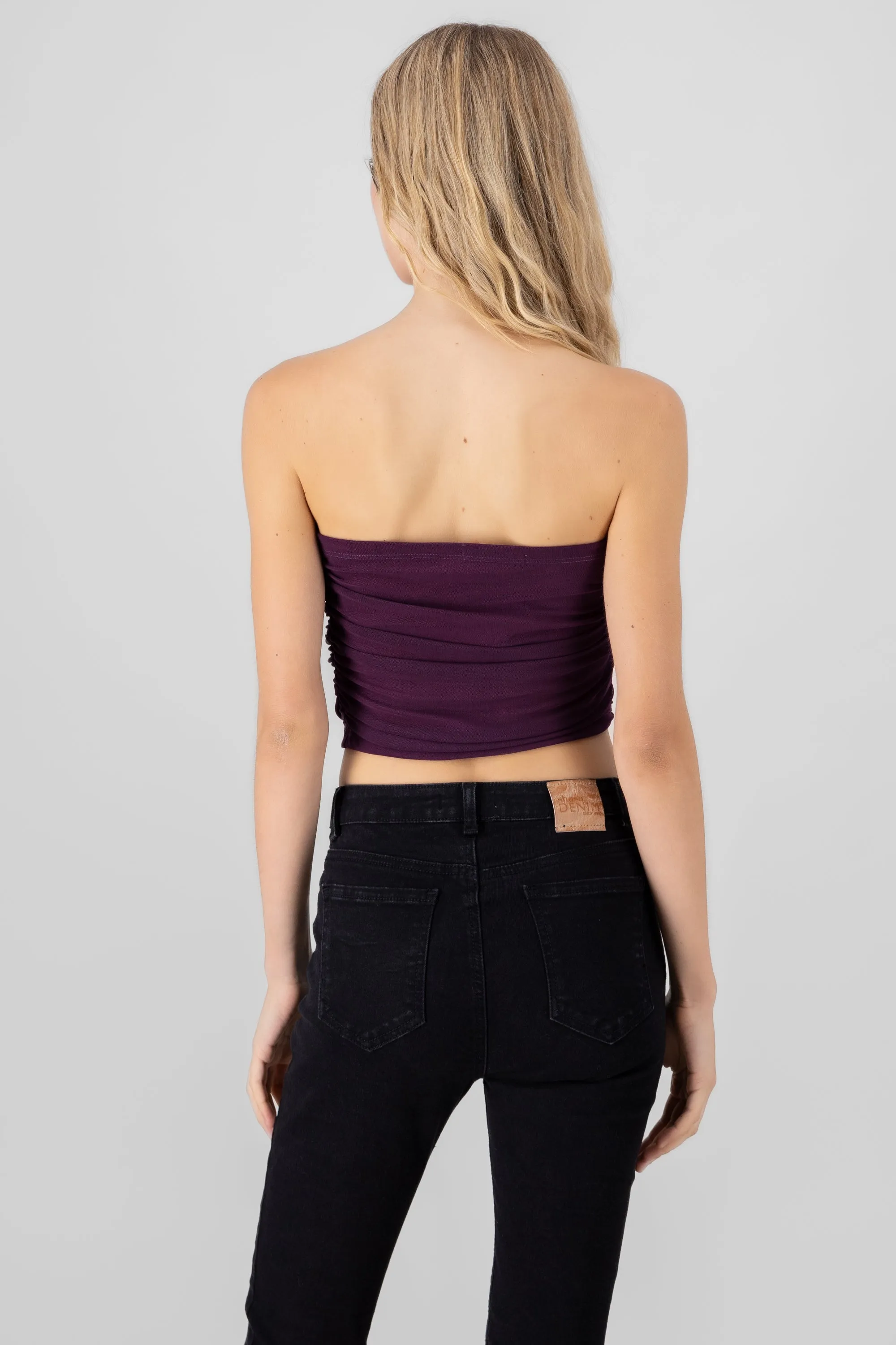 Top tubo drapeado mesh sold by Shasa product image thumbnail 4