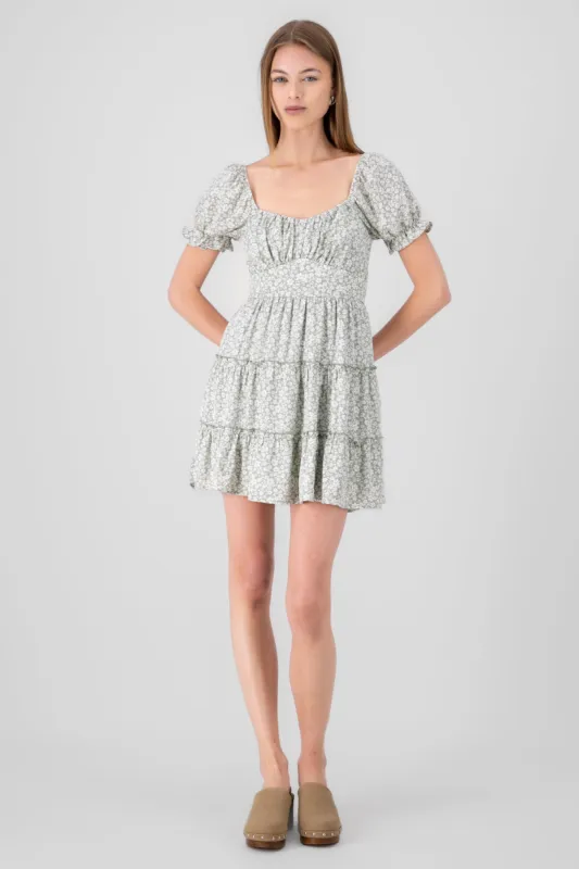 Vestido mini estampado flores sold by Shasa