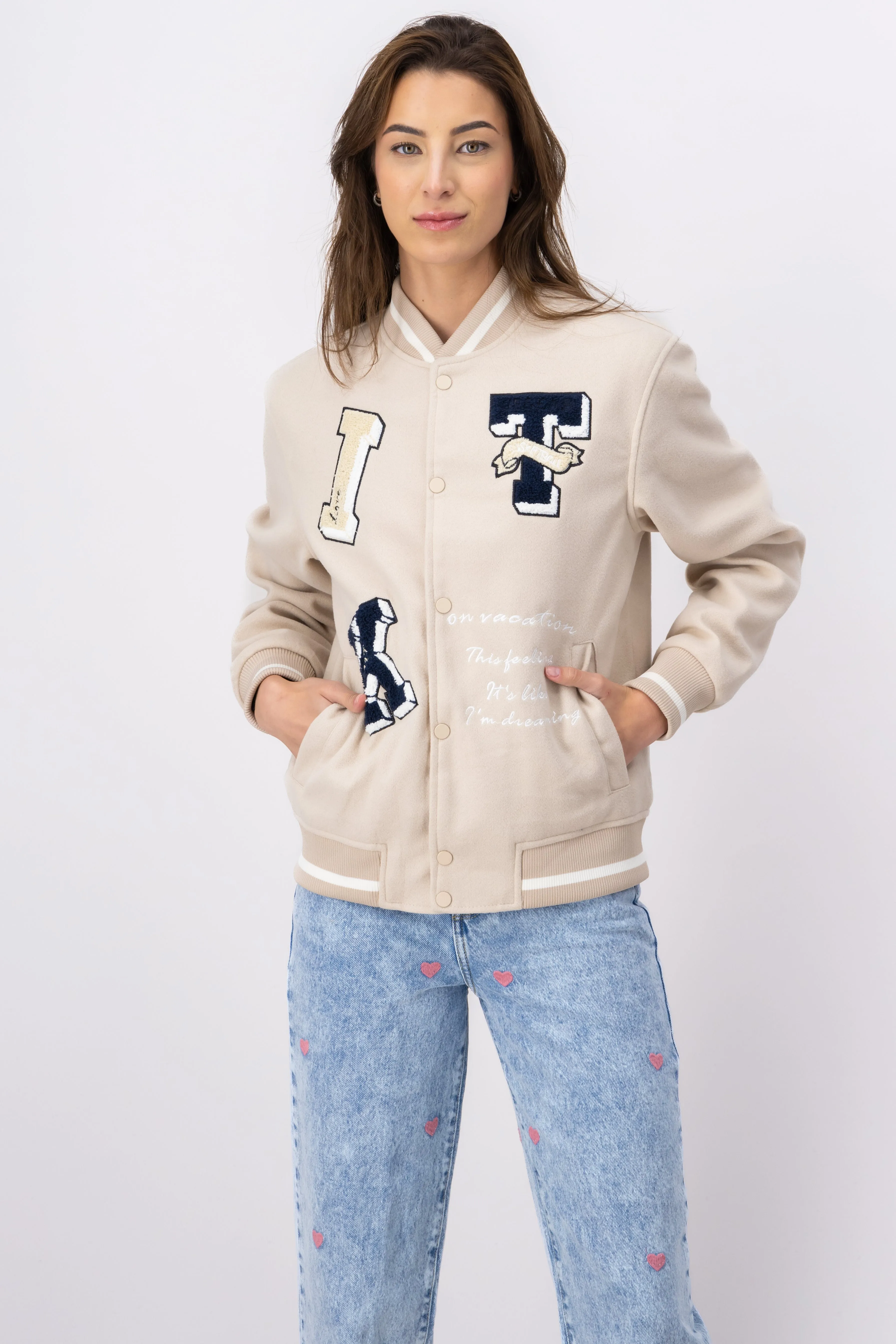 Chamarra bomber parches sold by Shasa product image thumbnail 2