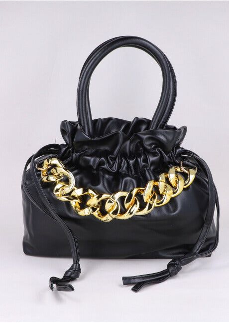 Bolsa plisada cadena chuncky sold by Shasa