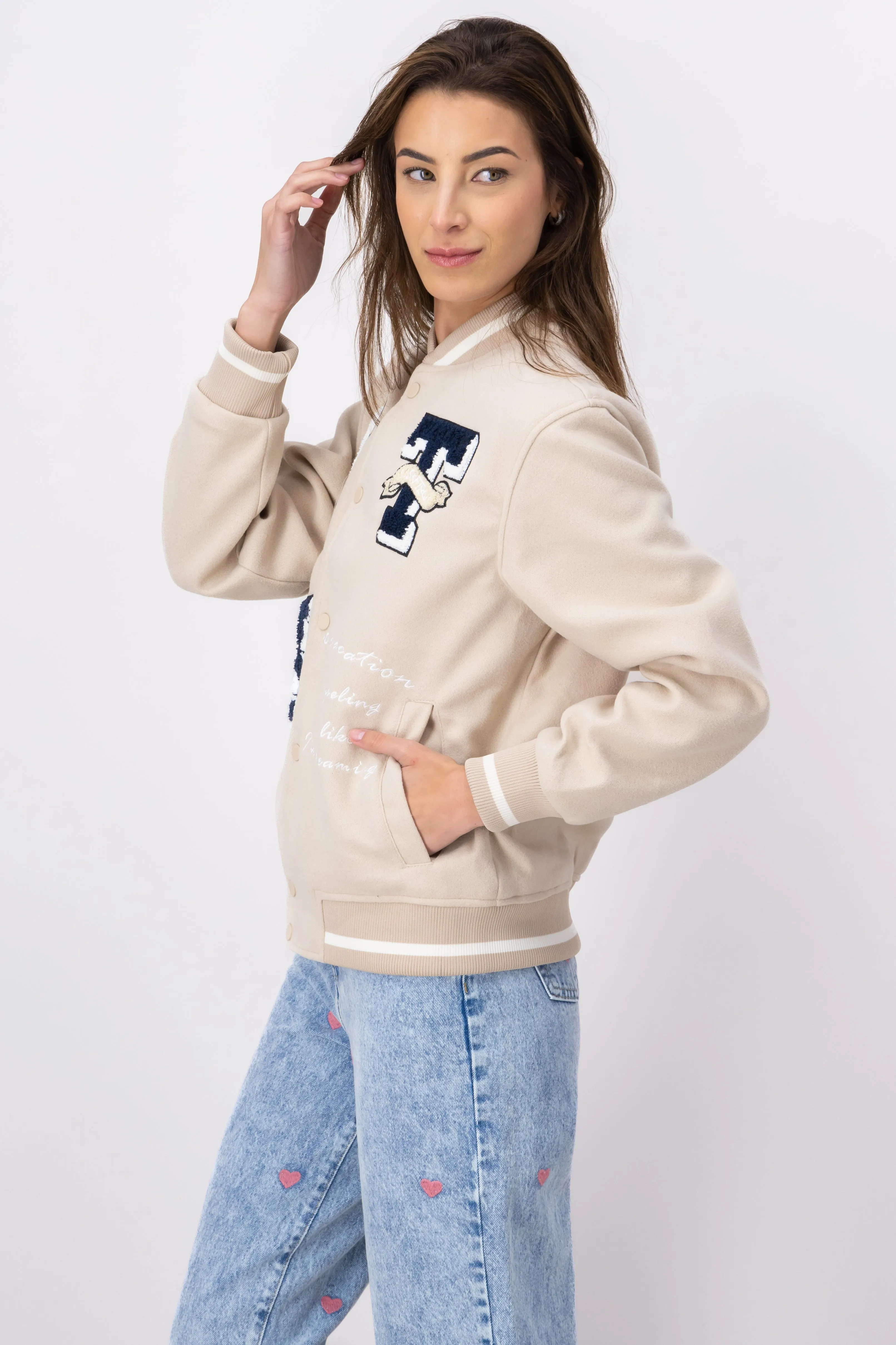 Chamarra bomber parches sold by Shasa product image thumbnail 3