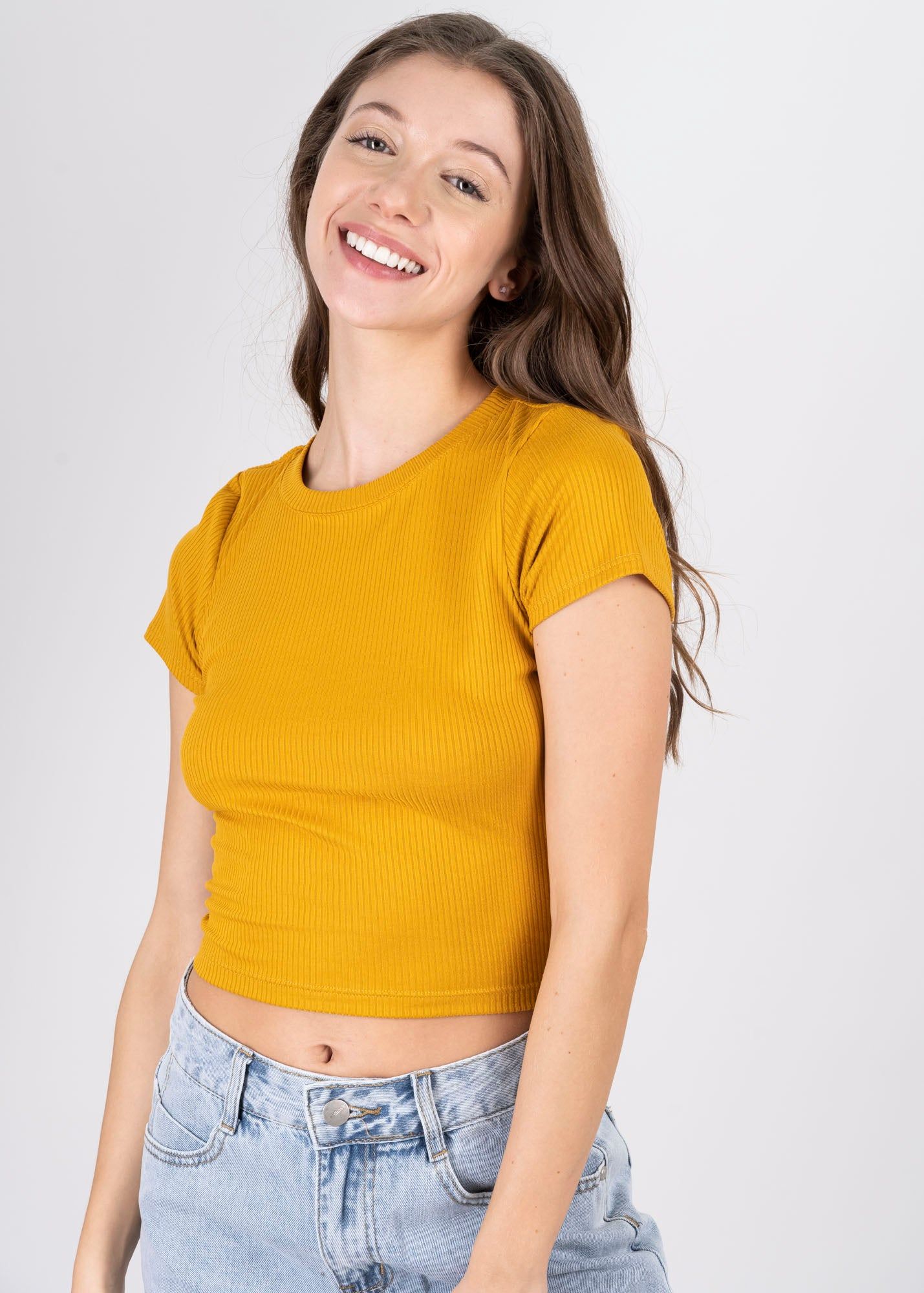 Top manga corta acanalado sold by Shasa