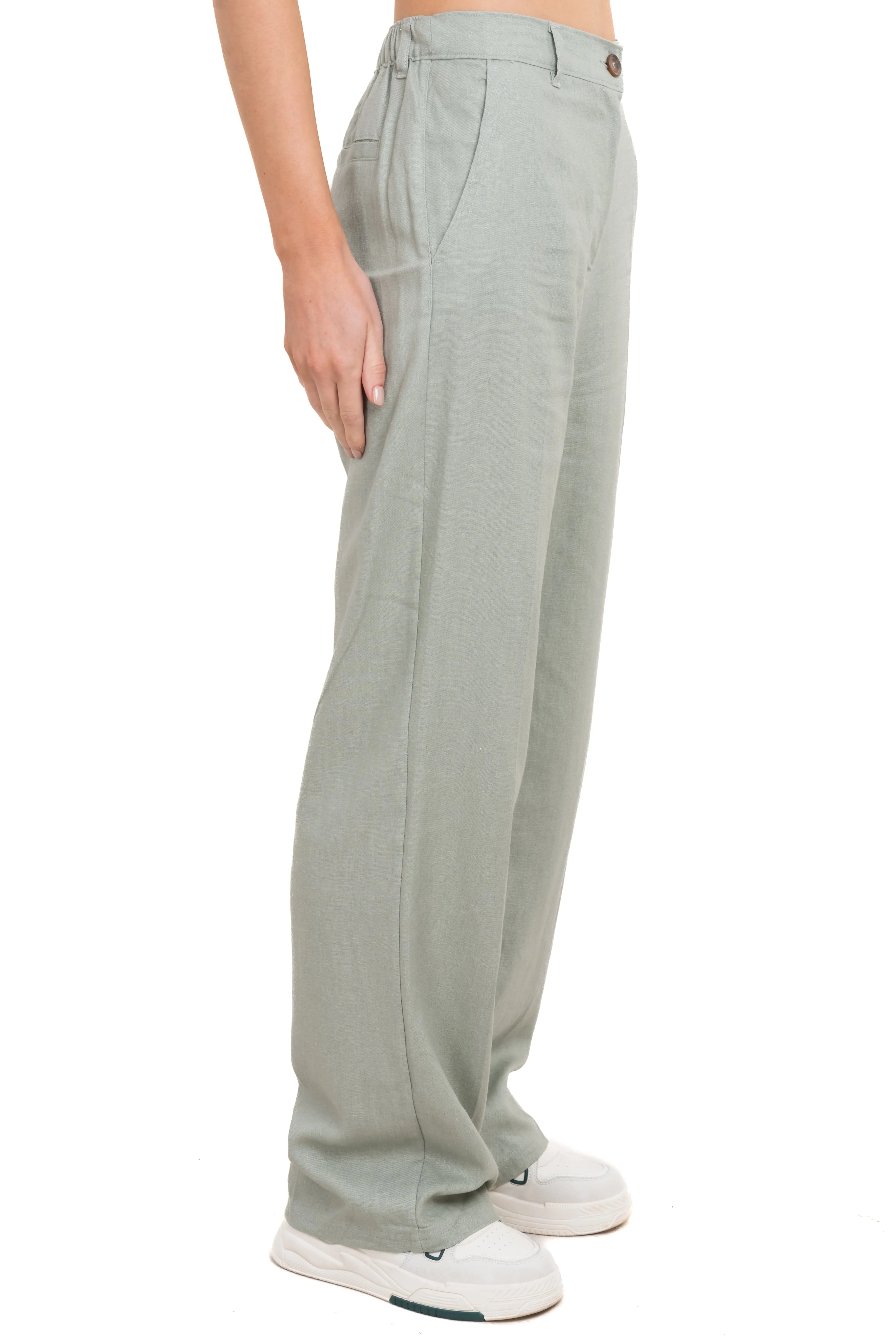 Pantalón straight cintura alta bolsillos sold by Shasa product image thumbnail 3