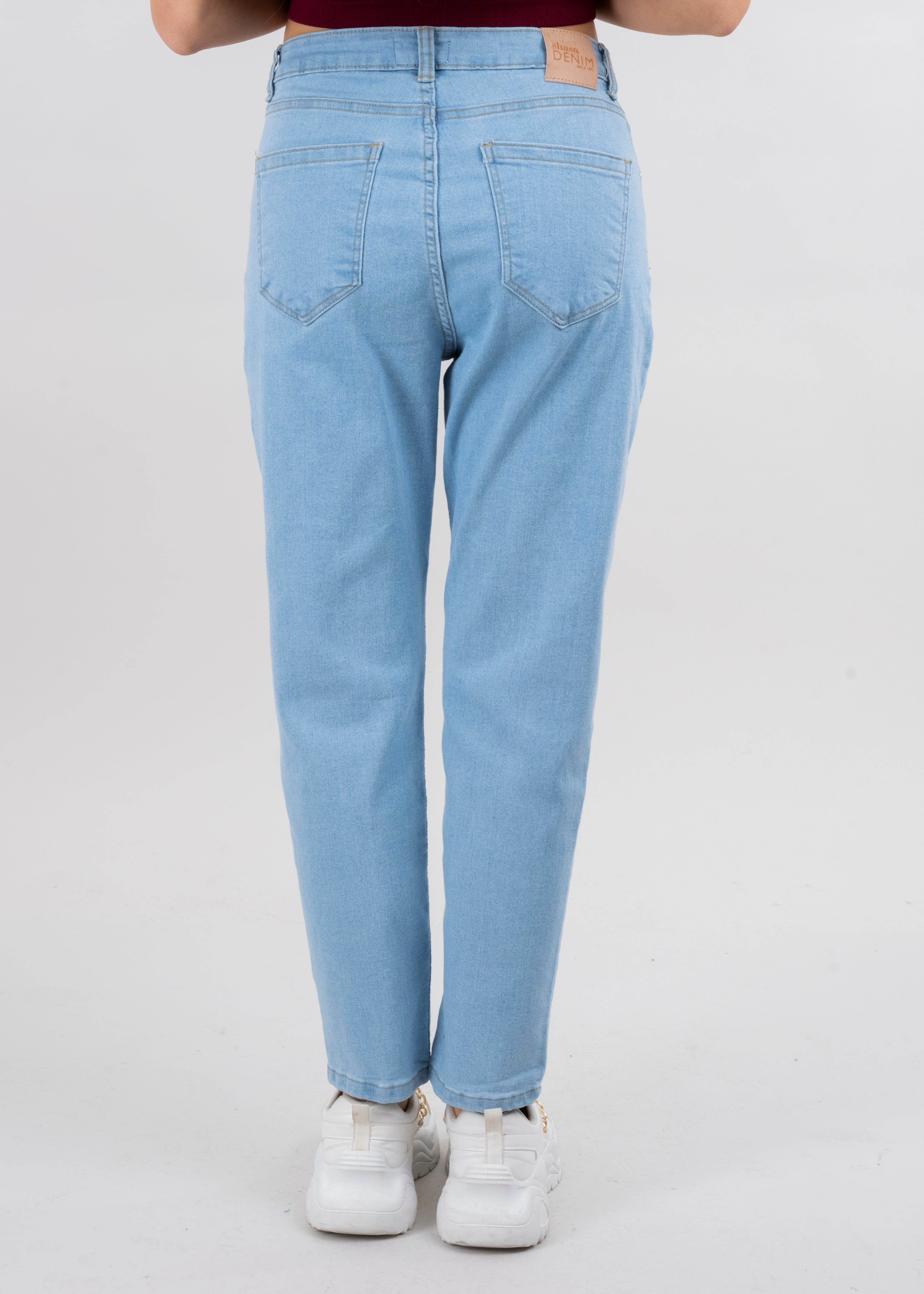 Jeans mom liso slim sold by Shasa product image thumbnail 4