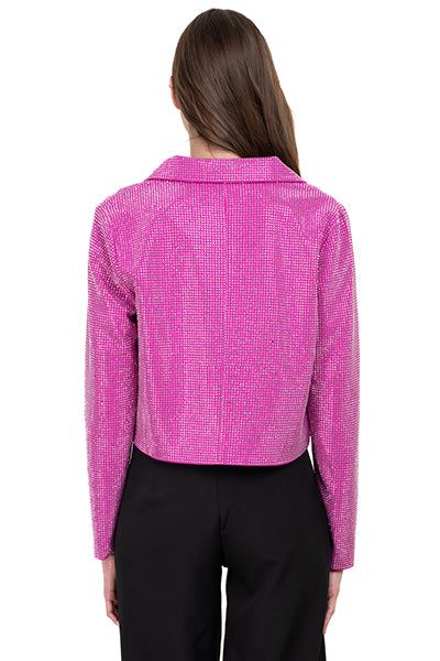 Saco brillos cropped sold by Shasa product image thumbnail 4
