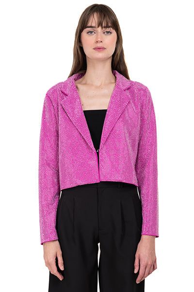 Saco brillos cropped sold by Shasa product image thumbnail 2