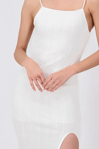 Vestido midi textura entretejida sold by Shasa product image thumbnail 5