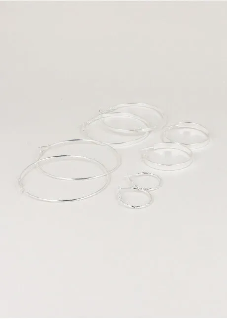 Set 4 pares arracadas metálicas sold by Shasa product image thumbnail 2