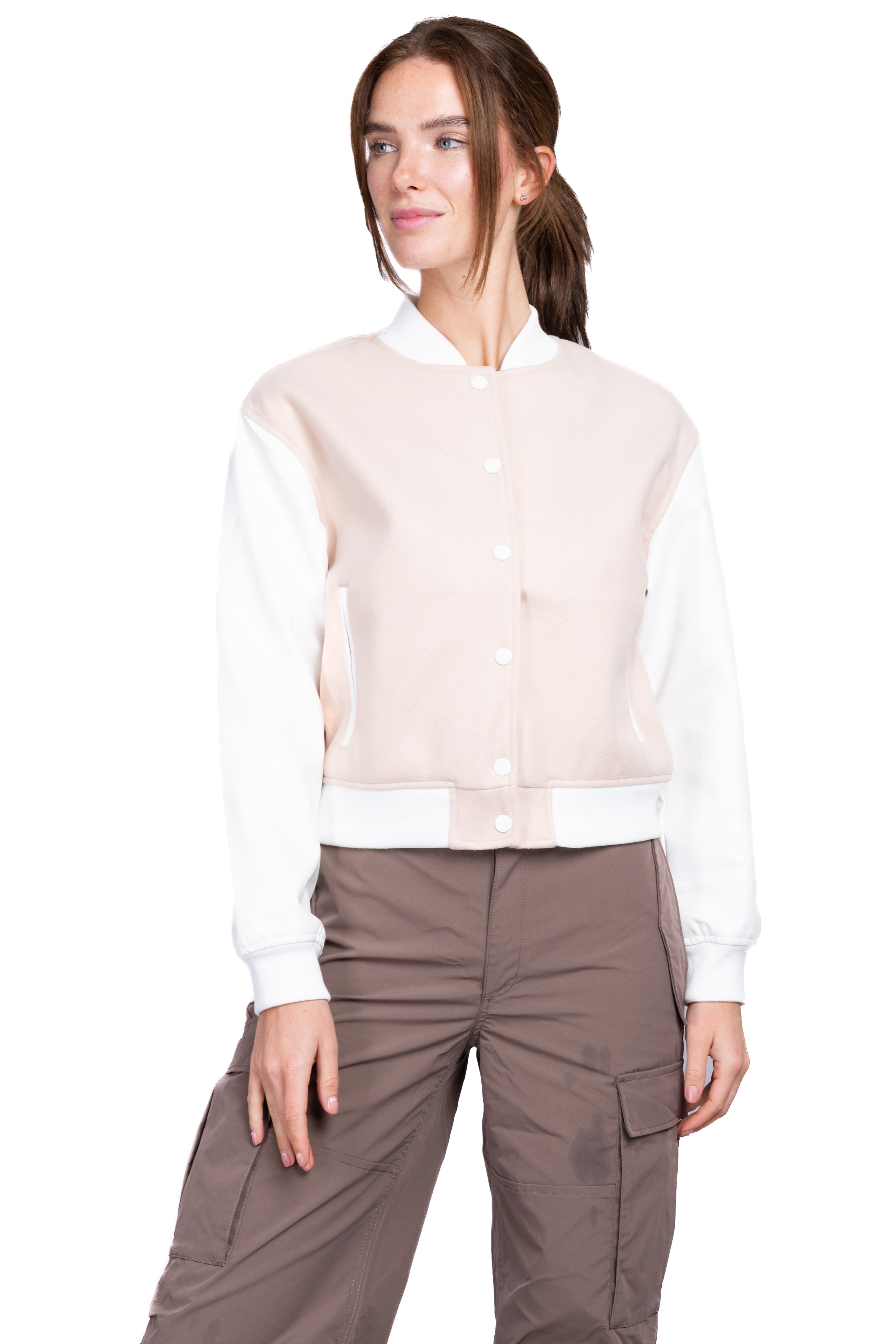 Chamarra bomber lisa botones sold by Shasa product image thumbnail 2