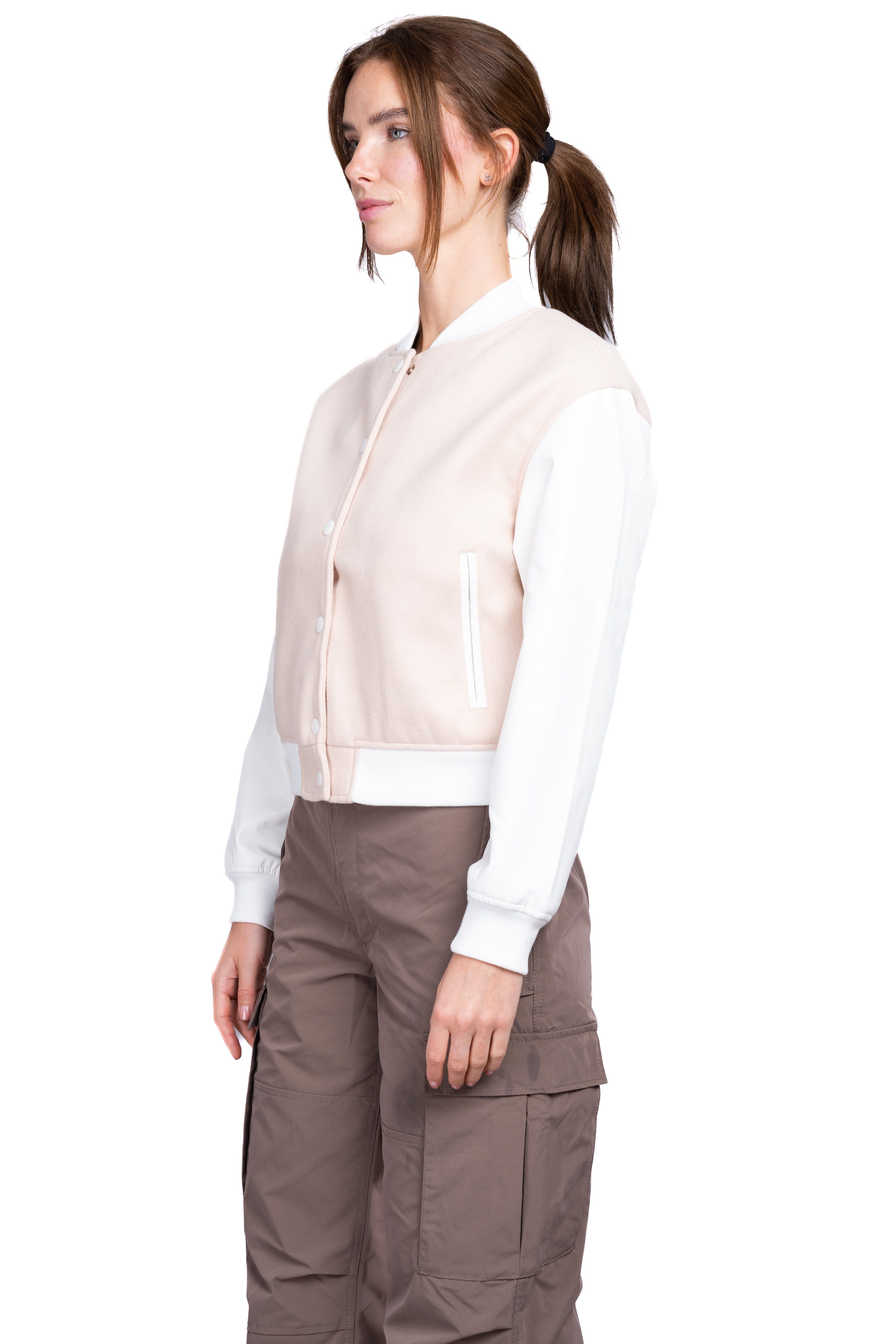 Chamarra bomber lisa botones sold by Shasa product image thumbnail 3