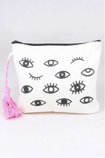Bolsa canvas multiusos ojos sold by Shasa