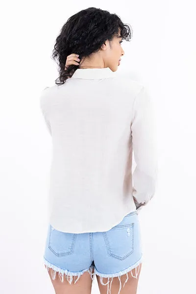 Camisa manga larga lisa textura sold by Shasa product image thumbnail 4