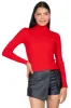 Blusa acanalada cuello alto sold by Shasa