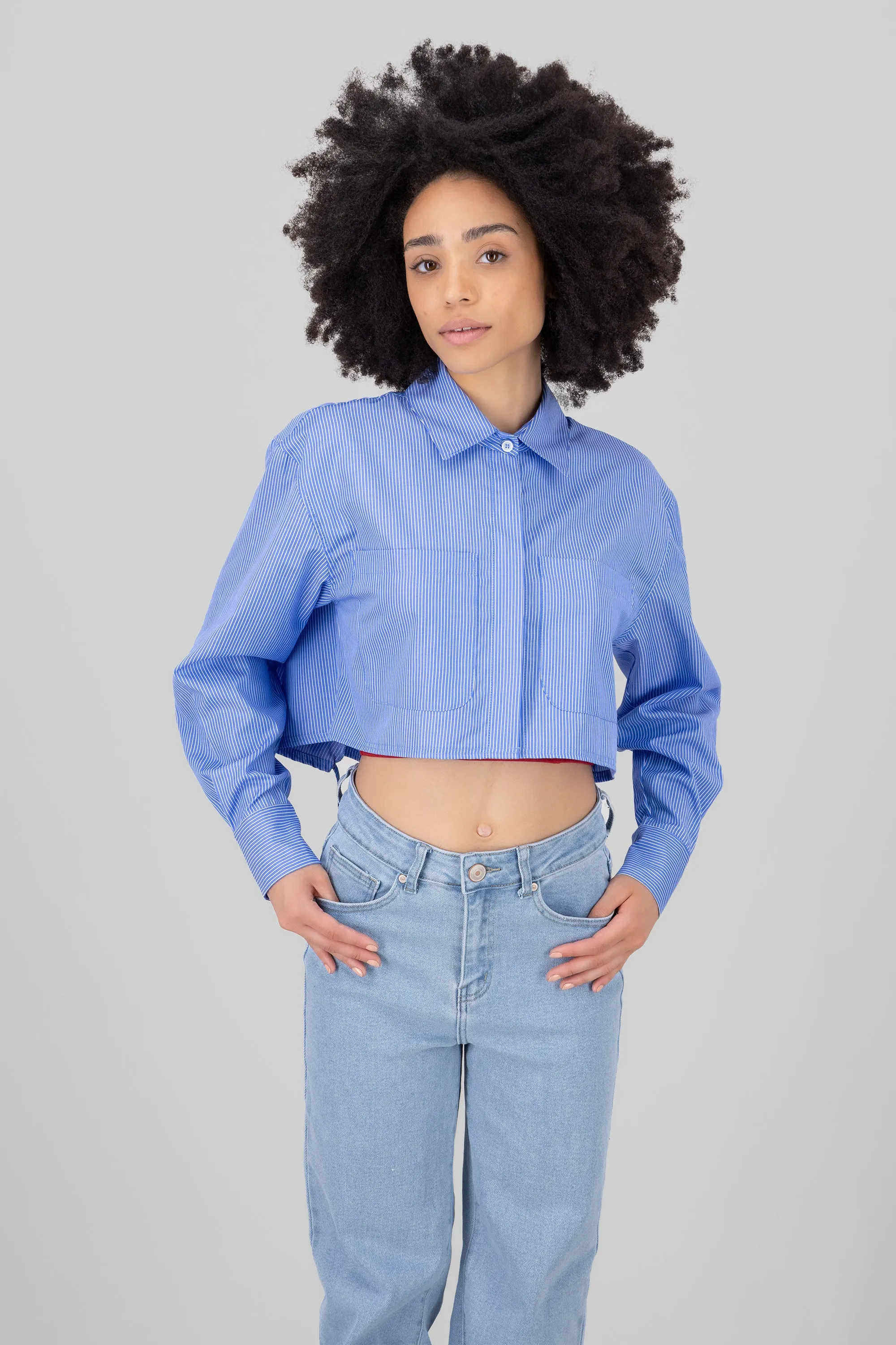 Camisa crop detalle bolsas sold by Shasa product image thumbnail 2