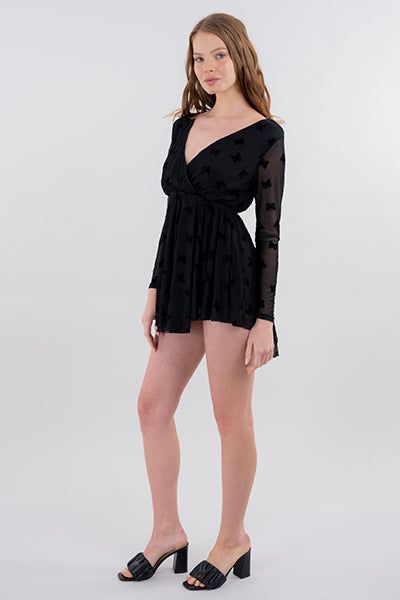 Vestido mini mesh mariposas sold by Shasa product image thumbnail 3