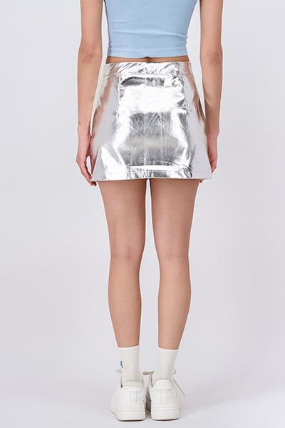 Falda mini metalica sold by Shasa product image thumbnail 4