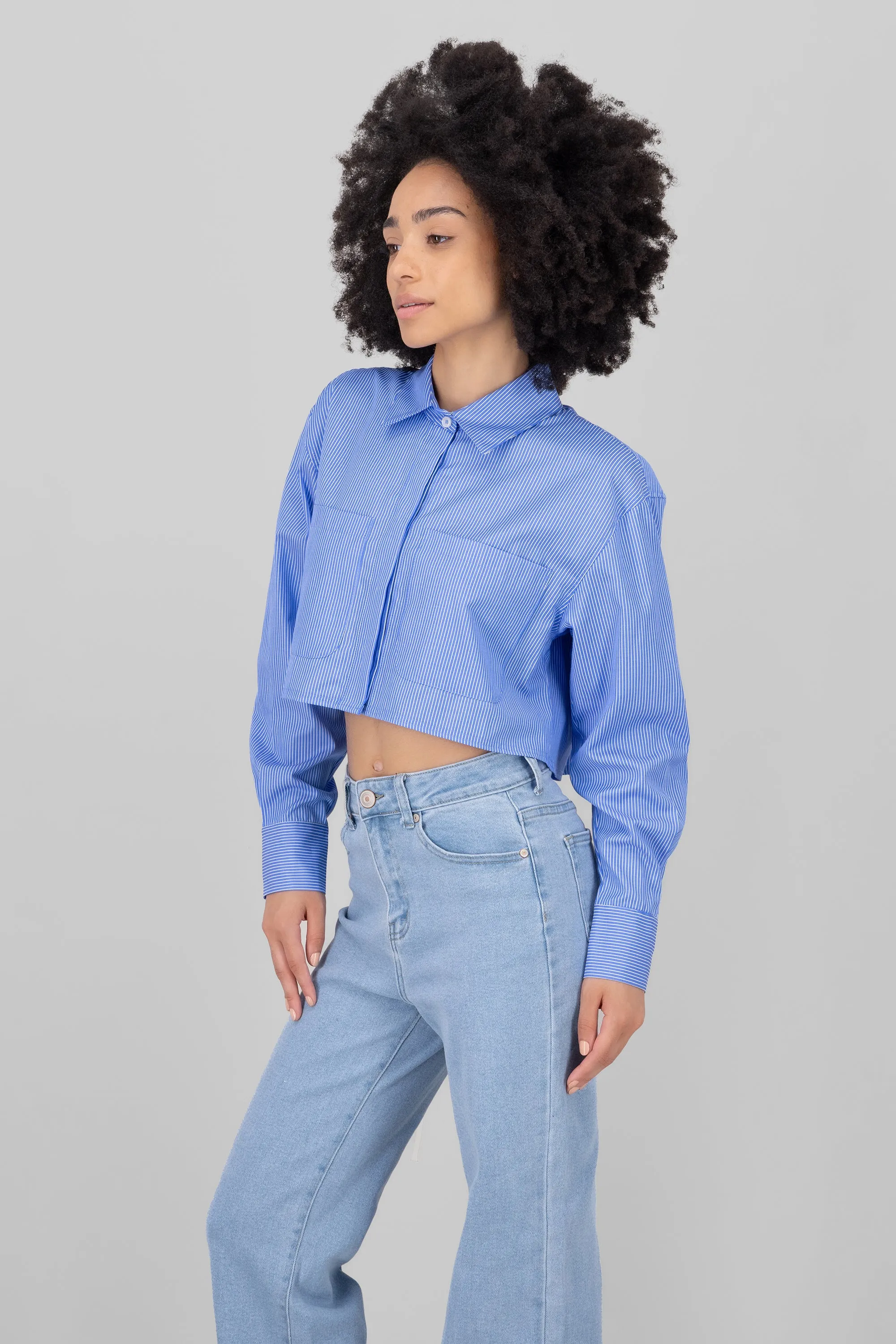 Camisa crop detalle bolsas sold by Shasa product image thumbnail 3