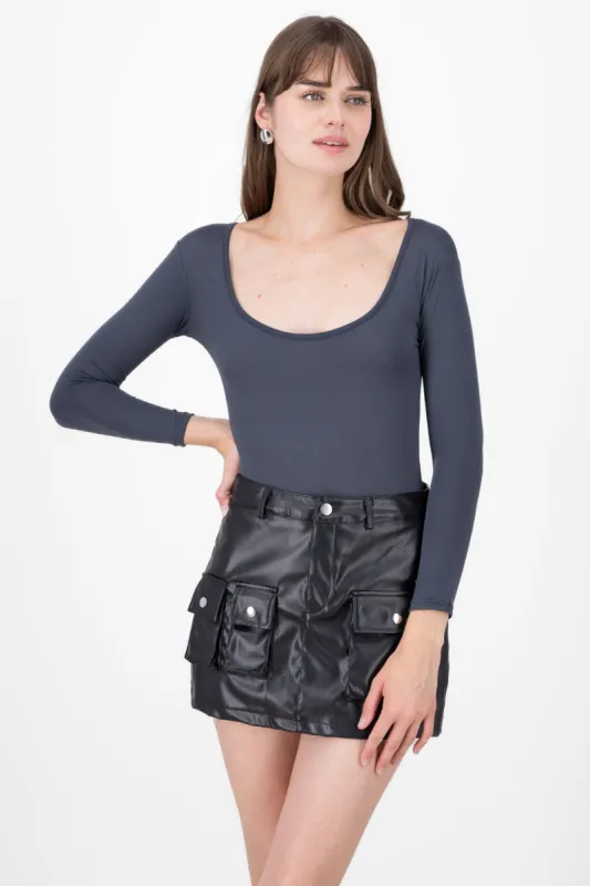 Bodysuit Liso Cuello Scoop sold by Shasa