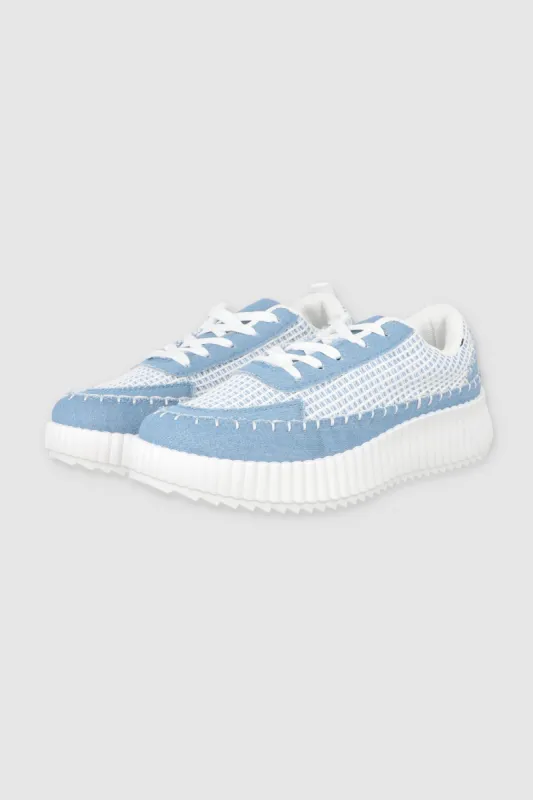 Tenis tejido plataforma sold by Shasa