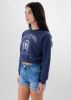 Sudadera crop estampado escudo sold by Shasa